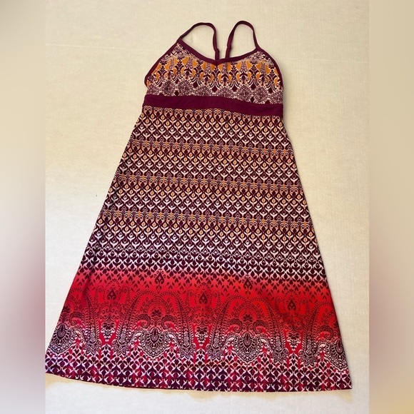 Athleta Shore break racerback beach dress w/adjustable straps Sz-S. D3 - Picture 3 of 7